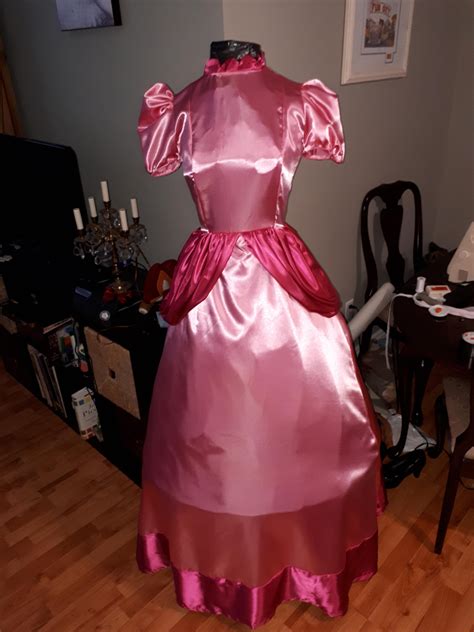 Finished Object Dress For A Princess Peach Cosplay Based On Mccall S