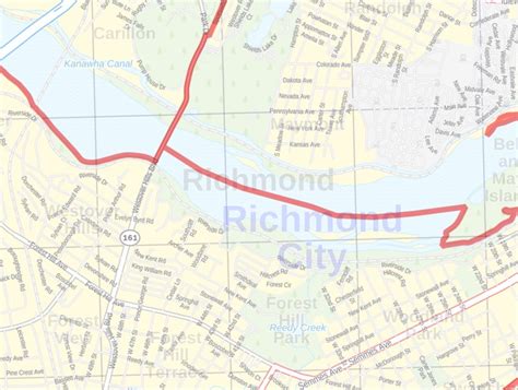 Richmond Va Zip Code Map