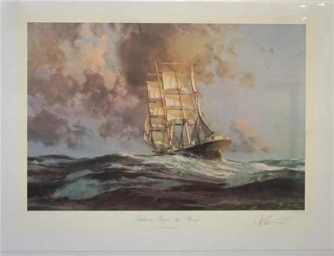 Sold Price John Stobart British B 1929 Gatherer Before The Wind