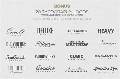 Logo Fonts 50 Best Fonts For Logo Design Design Shack