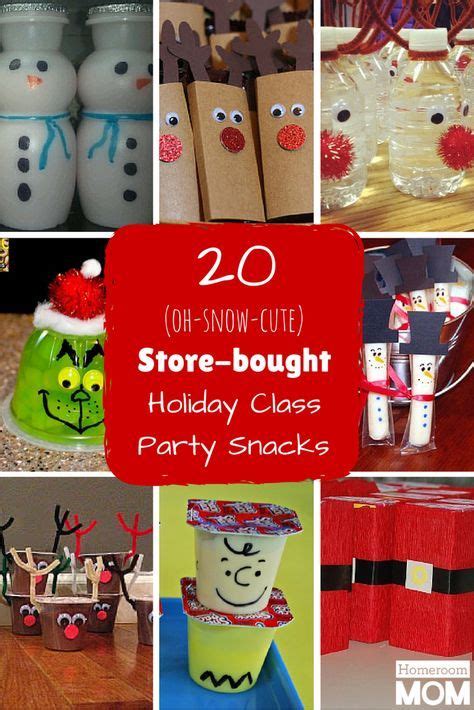 20 Store Bought Winter Holiday Class Party Snack Ideas For Room Parents