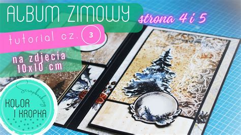 TUTORIAL Free 3 Album Zimowy Z Kolekcji CINNAMON CHRISTMAS Od LexiDesign YouTube