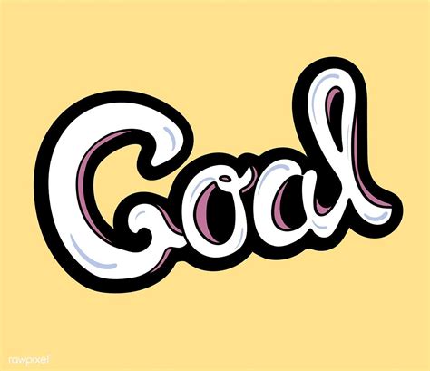 Goal Word Typography Design Illustration Premium Image By Rawpixel