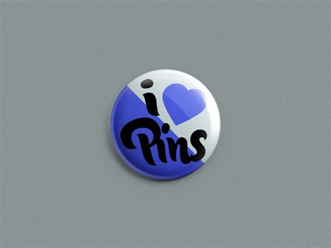 Free Button Badge Pin Mockup Psd