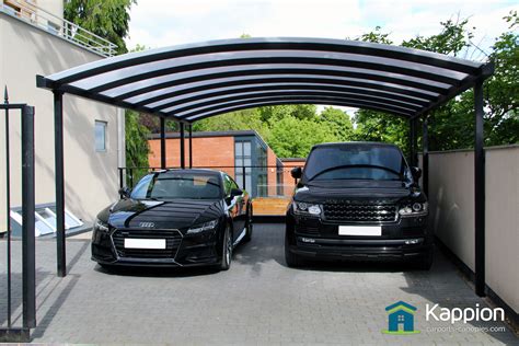 Advance outdoor 10x20 ft heavy duty carport car canopy garage boat shelter party tent, adjustable height from 6.0ft to 7.5ft. Double Carport Installed in Nottingham | Kappion Carports ...