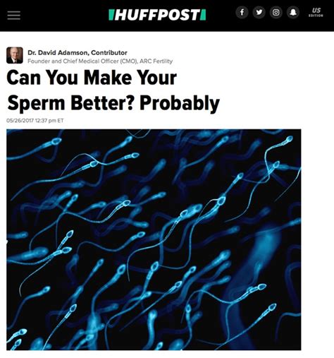 Can You Make Your Sperm Better Probably Arc Fertility