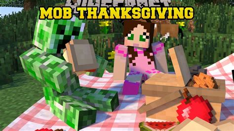 Minecraft How Would Mobs Celebrate Thanksgiving Mobnificent