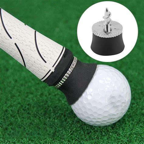 Lyumo Golf Ball Clawgolf Pick Upblack Silicone Alloy Golf Ball Pick Up Suction Cup Grabber