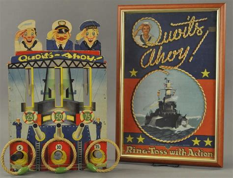 american toy works 536 quoits ahoy sailor game jun 03 2017 bertoia auctions in nj sailor