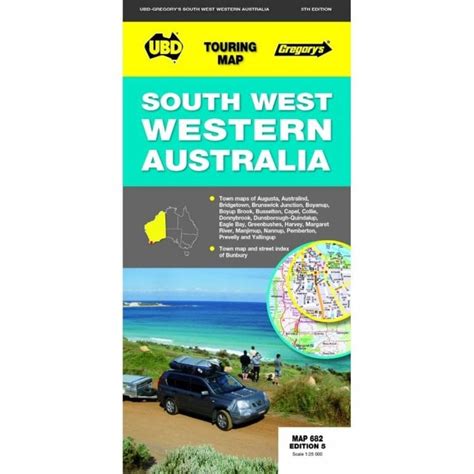 South West Western Australia Map 682 Ubd Gregorys