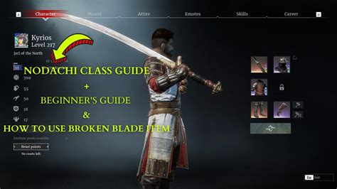 Conquerors Blade Guide For New Players And Nodachi Class Youtube