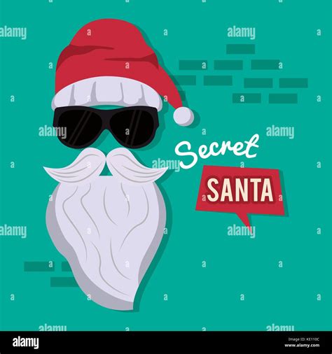 Secret Santa Cartoon Stock Vector Image And Art Alamy