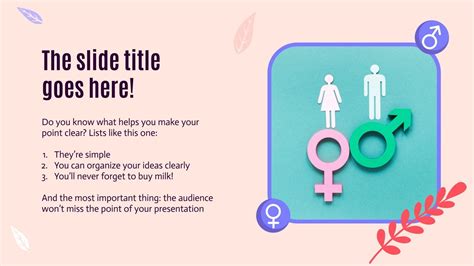 Gender Equality Class Google Slides PowerPoint Template