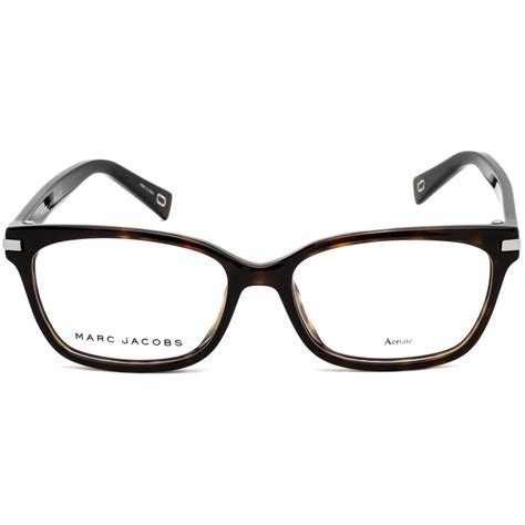 marc jacobs ladies tortoise square eyeglass frames marc1900c9b0053