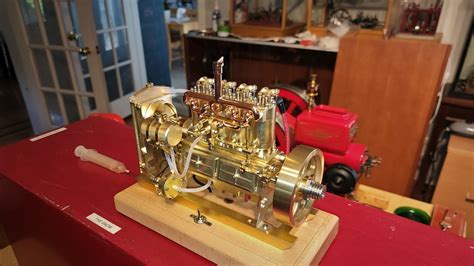 Holt 75 H75 4 Cylinder Gas Engine From Microcosm Working Scale Model