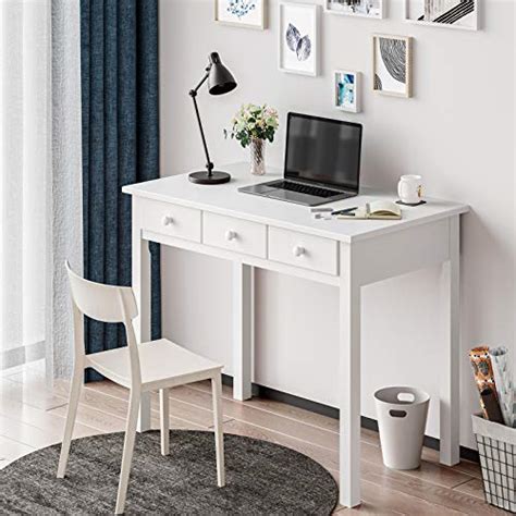 Adorneve Writing Desk With 7 Drawers Home Office Desk With Hutch