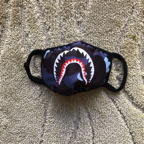 Dark Blue Bpe Mask Hype Accessories