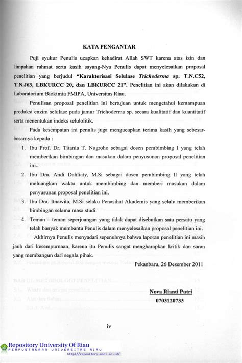 15 Contoh Kata Pengantar Laporan Penelitian Ilmiah Contoh Proposal