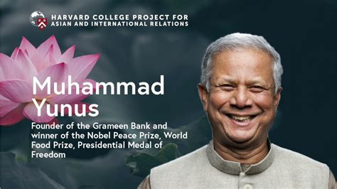 Muhammad Yunus Winner Of Nobel Peace Prize And Founder Of Grameen Bank
