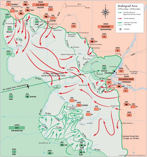 Mapa De La Batalla De Stalingrado Wwii Maps Wwii Photos Europe Map