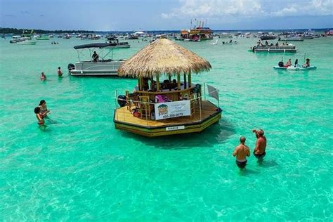 How To Get To Crab Island By Boat This Destin Florida Sandbar Transforms Into A Big Floating