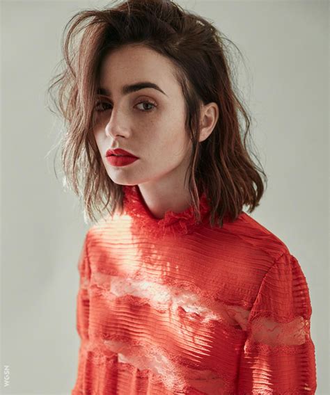 Wgsn Aw 2018 2019 Autumn Winter Trend The Thinker Lily Collins Short