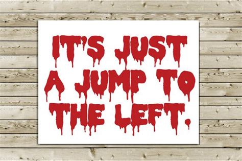 Awesome Rocky Horror Picture Show Greeting Card Its Just A Jump To