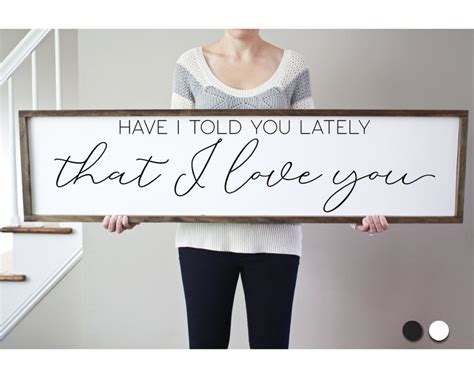 have i told you lately that i love you sign bedroom wall etsy
