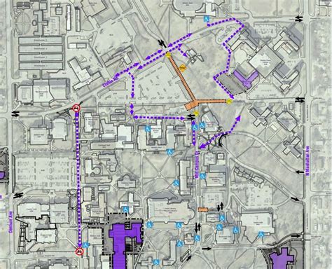 34 K State Campus Map Maps Database Source
