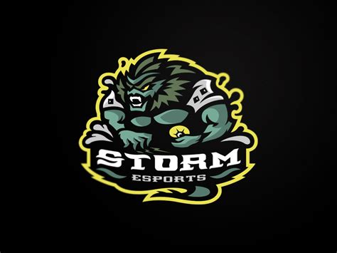 Storm Game Logo Design Logo Design Inspiration Storm
