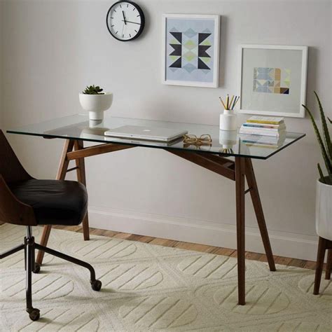 Glass Top Desks Bring Style Into The Workspace Cheap Office Furniture Home Office Design