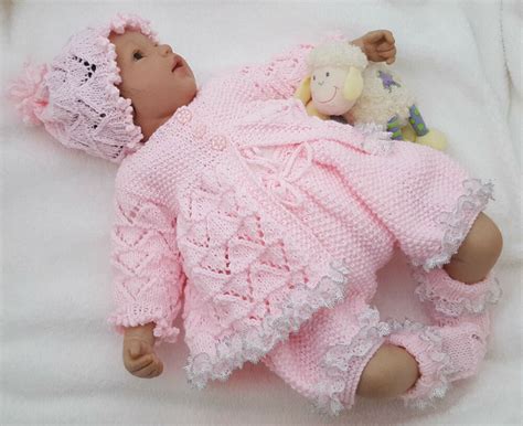 We're back today with more free knitting patterns! Baby Knitting Pattern DK #59 TO KNIT Girls or Reborn Dolls ...