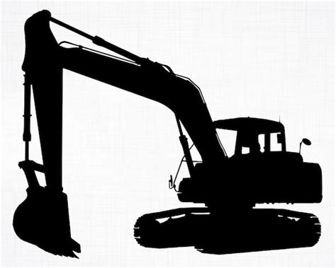 Excavator SVG Heavy Equipment SVG Excavator Clipart | Etsy