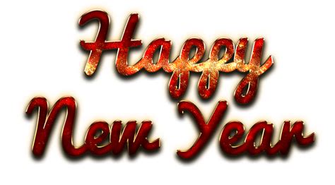 Happy New Year Letter Png Clipart Png Mart
