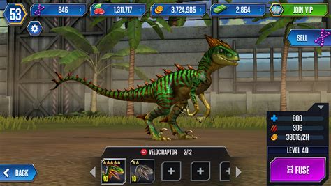 Jurassic World The Game Velociraptor Level 40 My Xxx Hot Girl
