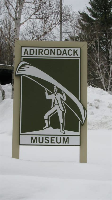 Museum Sign Adirondack Museum Adirondacks