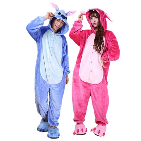 Stitch And Angel Onesie Stitch And Angel Pajamas For Adult Buy Now