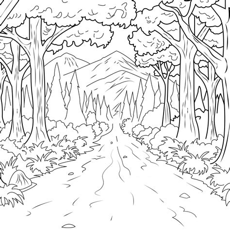 Forest coloring pages is a surprising opportunity to understand that the magic nature has endowed us with really invaluable ability to feel part of the universe! Deer In Forest Drawing at GetDrawings | Free download