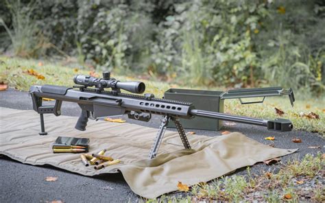 Descargar Fondos De Pantalla Barrett M82 M82a1 American Rifle De