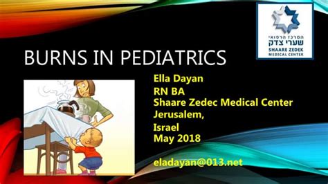 Burns In Pediatrics Presentation Ppt