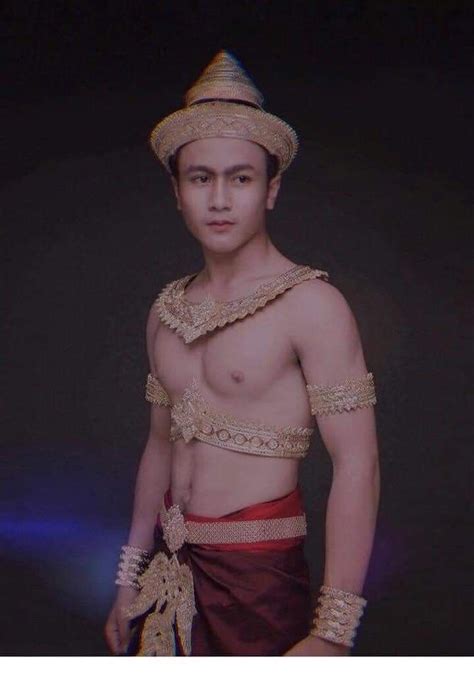 🇰🇭 cambodia handsome man in traditional costume 🇰🇭 ️ cambodia outfit handsome men fashion