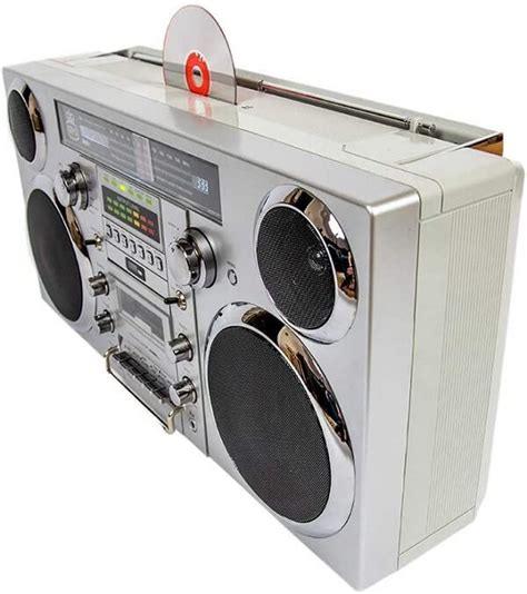 Gpo Brooklyn Boombox The 1980s Cd And Cassette Player With Bluetooth