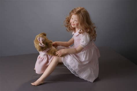 See Saw By Laura Scattolini Soft Pink Dress Beautiful Dolls Artist Doll