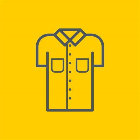 110 Bright Yellow Dress Shirt Illustrations Royalty Free Vector