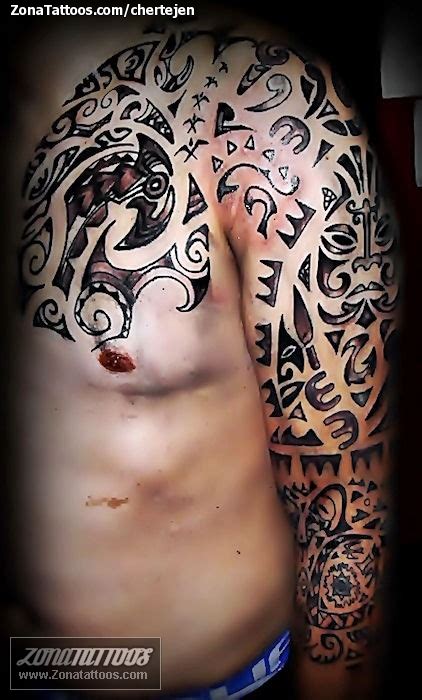 El significado de los tatuajes polinesios. Tatuaje de Maoríes, Hombro, Brazo