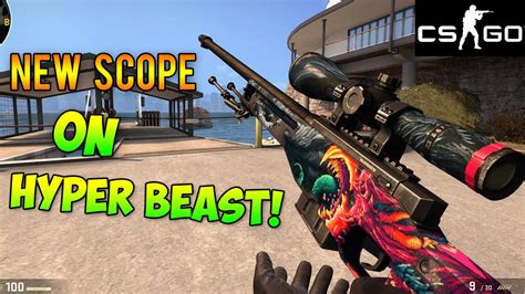 Cs Go Awp Hyper Beast New Scope Update Counter Strike Skins Youtube