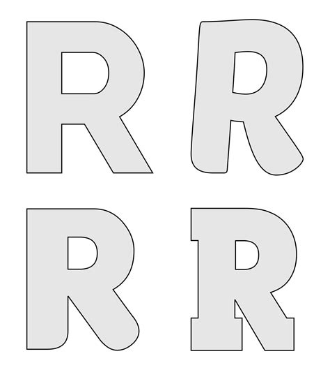 8 Best Images of Letter R Template Printable - Free Printable Alphabet ...