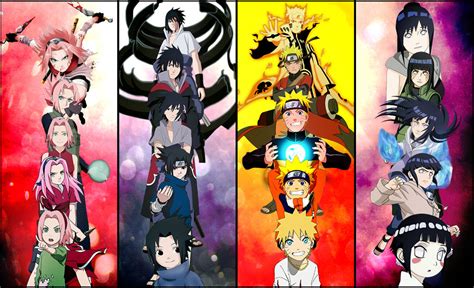 Naruto Sasuke Hinata Sakura Wallpaper By Sapphireyanou On