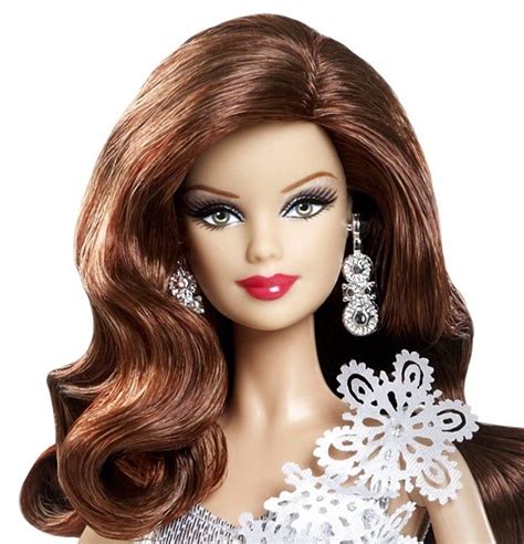 2013 Holiday Barbie™ Doll − Brunette Barbie Collector Barbie Dolls Beautiful Barbie Dolls