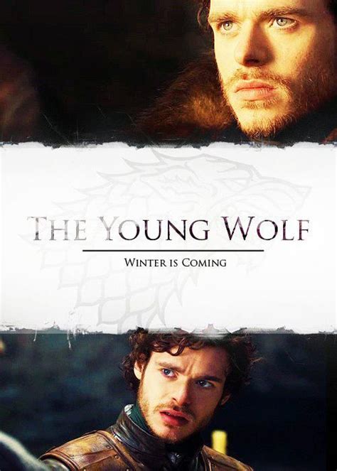Rob Stark The Young Wolf And The King In The North Game Of Thrones
